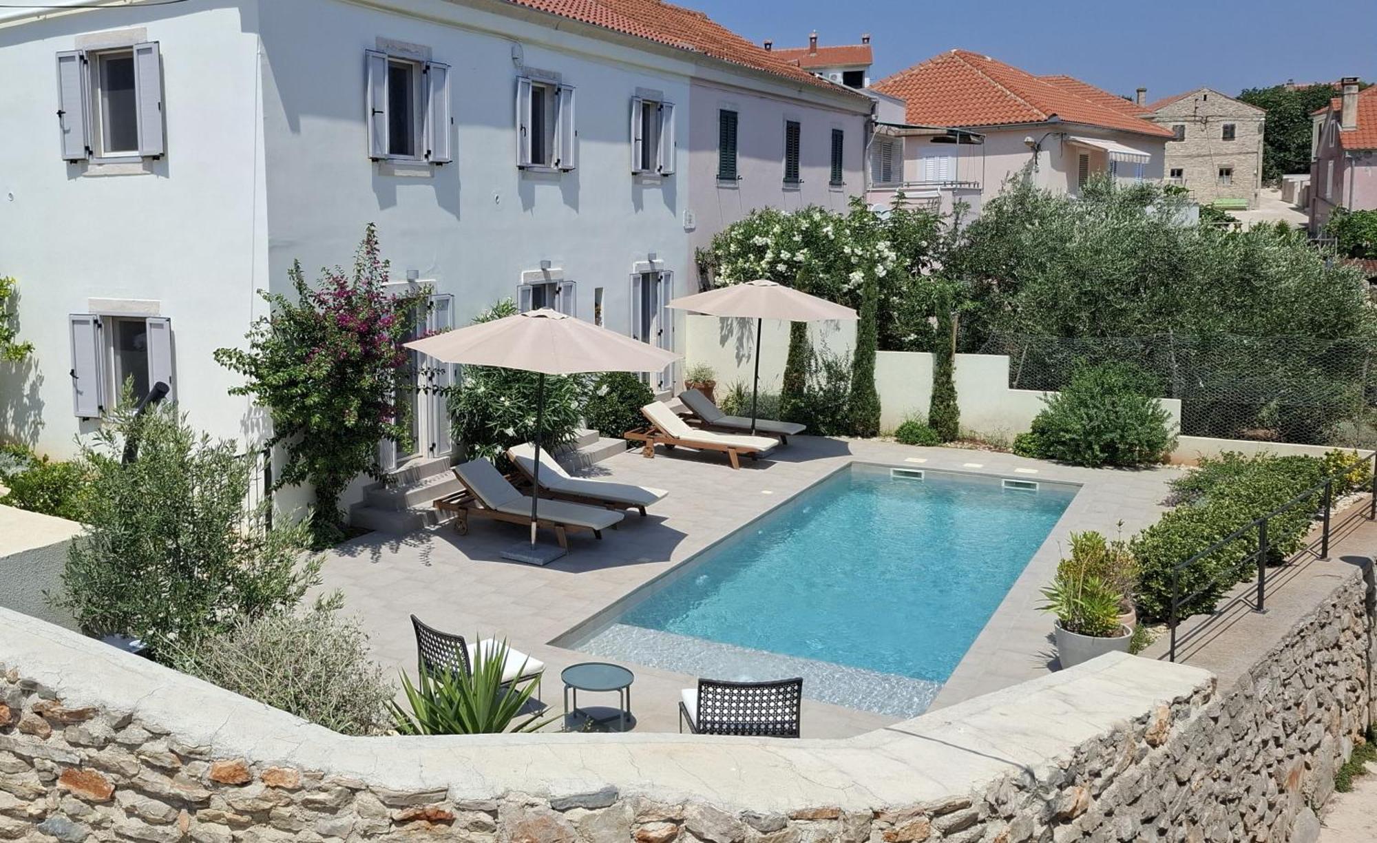 Villa Mira With A Heated Pool And A Sea View Bozava Luaran gambar